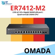 TP LINK ER7412-M2 OMADA MULTI-GIGABIT VPN ROUTER WITH QUAD CORE 2.0GHZ CPU | 5 Years Warranty