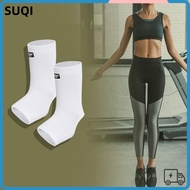 LUCKY-SUQI Ankle Support, M/ L/ XL White Ankle Brace, Durable Elastic Nylon Achilles Tendon Brace Fo