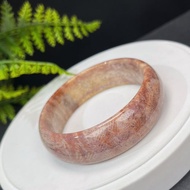 精品 珊瑚玉手鐲 58MM 冰潤高瓷玉化 鳳尾紋菊花玉手環 勇氣堅毅