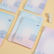 70 Sheets  A5/B5 Loose-leaf Notebook Hardcover Binder Ring Notebook Stationery Supply for School Stu