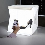 High Quality Mini Photo Studio Box Photography Backdrop with LED Light Lightroom 23x23x24cm