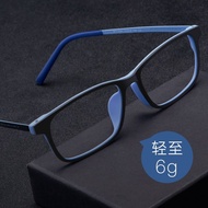 Pure Titanium Anti-Blue Light Reading Glasses Men Fashion Ultra-Light High-Definition 100 150 200 De
