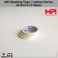 Masking Tape 12mm x 21 meters MPI - Paper Tape 12mm x 21 meters MPI