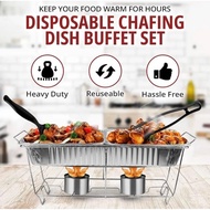 Disposable Buffet Set. Foldable and Reusable. Upgraded quality.