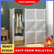 LINE WHITE 9 cube White DIY Multipurpose Wardrobe Cabinet /Clothes Storage Organizer.