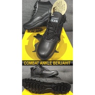 SWAT LEATHER BOOTS TACTICAL BOOTS ( KASUT OPERASI )