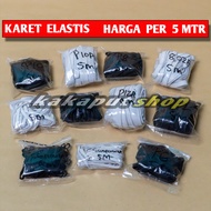 5 meter Karet elastis 4mm/karet 5mm/karet 6mm/karet 8mm/karet 10mm/karet 12mm/karet elastis murah/