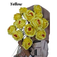 MAWAR Affordable Artificial Snow Roses Good Quality Simulation 3 Roses