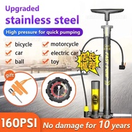 🔥160PSI High pressure and labor saving🔥Bike Pump High Pressure Pump Electric Vehicle Multifunctional