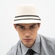 Houseofcuff Fedora Hat Cowboy Hat Fedora Ratan Beige