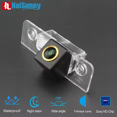 CVBS AHD Car Backup Camera For Skoda Superb 2 Octavia MK1 A5 MK2 With Parking Line Mirror Image Rear