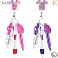 LUOYAO1 Nurse Badge Set, Lanyard Keychain Nurse Pen Pack, Portable Retractable Nurse Badge Clip