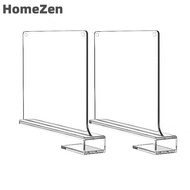 HomeZen 1 2 4pcs trong suốt kệ tủ quần áo cho tủ quần áo tổ chức quần áo Divider tủ kệ sách Divider
