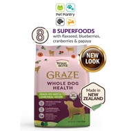 Wishbone Graze Dog, New Zealand Beef and Lamb, Gluten Free, Grain Free Dry Dog Food for Overall Pet Health
