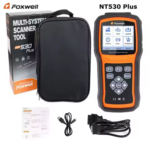 2025 Foxwell NT530 PLUS WIFI Auto Scanner Diagnostic Tool Obd2 Car Scanner for Nissan Porsche Ford B