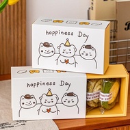 [MAKY] Cartoon Snowflake Crisp Scones Packaging Box Drawer Candy Biscuit Cookie Gift Packing Box SG