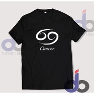 ZODIAC CANCER T-SHIRT ZODIAC CANCER DISTRO T-SHIRT SHORT SLEEVE T-SHIRT