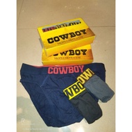 [COWBOY C0301] MEN'S UNDERWEAR 3 PCS/ RUBBER BOXER UNDERWEAR