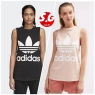 S.G ADIDAS TREFOIL TANK 三葉草 大LOGO  背心 女款 黑色 CE5578 粉白 CE5583