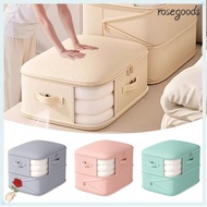 ROSEGOODS Clothes Quilt Storage Bag, Self Compression Large Capacity Compression Duvet Storage Bag, 