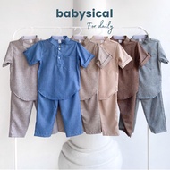 BABYSICAL 1-7 Years ZAYN SET koko - Children's Clothing Koko Suit Premium Koko Suit Muslim Clothes f