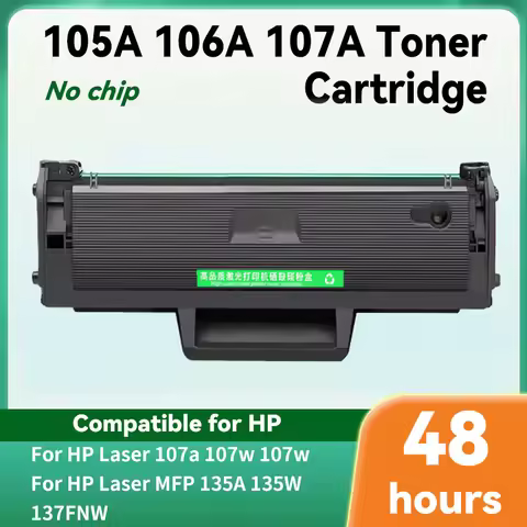 No chip Toner Cartridge W1105A W1106A W1107A Compatible for HP 103a 107a 108a 131a 133pn 135a 136w 1