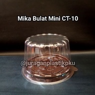 Round Plastic Mica CT-10 Mini Tumpeng | Black Forest Tart Cake contains 10 pieces,/pack CT 10 CT10