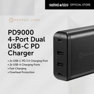 [PEPPER JOBS] 4port Dual USBC PD Charger incorporates two USBC PD 3.0 charging [PD9000]