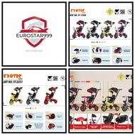 TRICYCLE STROLLER CHILDREN EXOTIC ET2251 VESPA MUSIC LIGHTS / ET1269 / ET1273