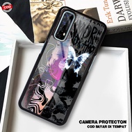 HP HS04 Case Realme 7 - 7 Pro Softcase Glass Kaca - Hardcase 2D Glossy - Protective Phone Case Lates