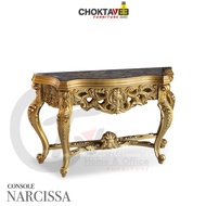 โต๊ะคอลโซล หลุยส์ วินเทจ 130 cm. (CLASSIC Series) รุ่น  TMP-95132 Gold [Pick Collection]