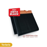 Sale Genteng Keramik Kanmuri Utama Full Flat Warna Onyx Black #4