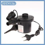 SHNGki 50W Electric Air Pump With 3 NozzlesQuick 5000PA Air Pump Inflator Deflator For Air Mattress
