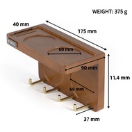 NEOUZA Mini Espresso Accessories Holder Station ชั้นจัดเก็บอุปกรณ์เอสเพรสโซ่แบบติดผนังสำหรับ Tamper 