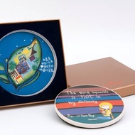 環保陶瓷吸水杯墊/ 泰國山區學生畫作/台灣鶯歌製/高溫燒製不退色