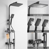 GermanySKJBathroom Black Shower Head Constant Temperature Shower Set Bathroom Shower Head Supercharged Shower Head Rain Shower Set Handheld Shower HeadS11