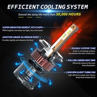 KALADA Q15 2h4 H7 Car Headlight Bulb 40000lm CSP 3570 120W H1 H3 H11 H8 Hb4 Hb3 9005
