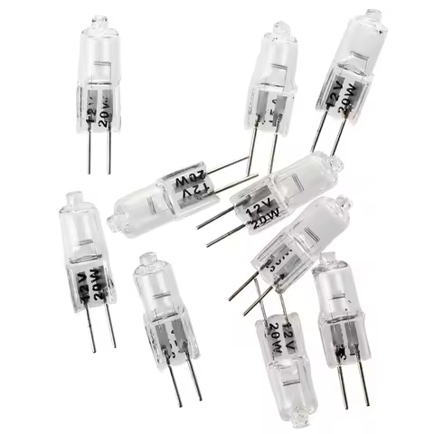 10 X JC G4 12V 20W Clear Halogen Capsule Lamp Light Bulbs