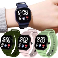 Children Smart Watch Kids Watch Wristwatch Boy Girls Sport LED Simple Color Silicone Strap Kids Watches Student Gift Wholesale