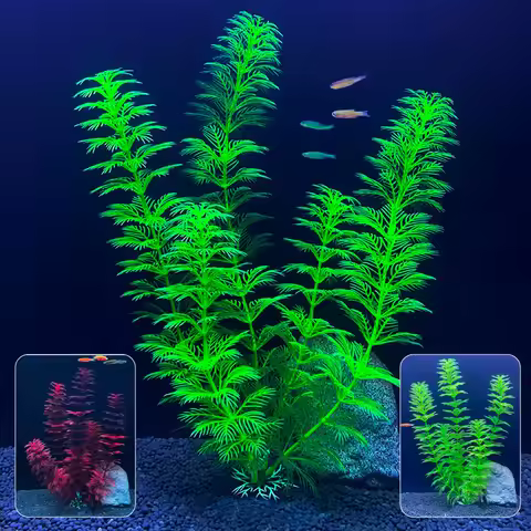Artificial Aquarium Plants Plastic Water Grass Underwater Plants Aquarium Decoration Fish Tank Lands