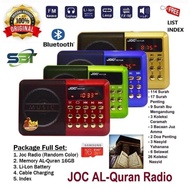 Full Set -JOC Radio Speaker 30 Juzuk Al Quran Rechargeable USB & MicroSD Card Slot Radio Quran Zikir