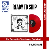 - BRUNO MARS: THE ROMANTIC-Translucent Red Vinyl Clear Disc