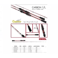 OPASS CARBON UL SOLID CARBON SPINNING ROD
