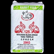 1 KG 125 Makanan Arnab Premium / Rabbit Pellet / Dedak Arnab