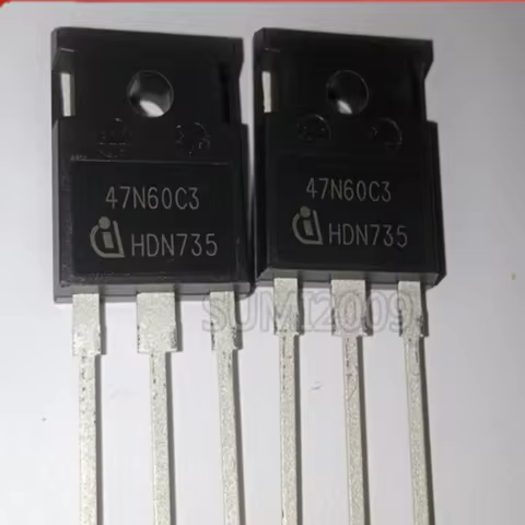 5PCS-20PCS SPW47N60C3 TO247 47N60C3 650V 47A N-channel CoolMOS Power MOSFET for AC-DC Power Supply a