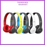 P47 Wireless Bluetooth Headphones Headset Bluetooth Tanpa Wayar HeadFon Kepala Bluetooth Aux Gaming