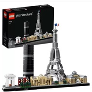 LEGO Architecture Paris Model Building Set - Detailed Display Building Blocks for Kids, Boys and Gir