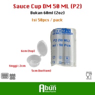 Sauce Cup DM 60ml (2oz) Pack 50pcs