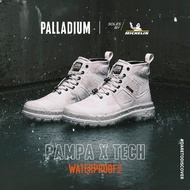 【Palladium】PAMPA X TECH EXP WP+  米其林科技聯名休閒鞋/白色/男女款 -74067056/ US12/30cm