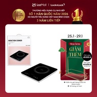 EJI411 - Bếp điện từ Lock&Lock - Cảm ứng thủy tinh chống mài mòn Có chức năng hẹn giờ và đặt giờ - H